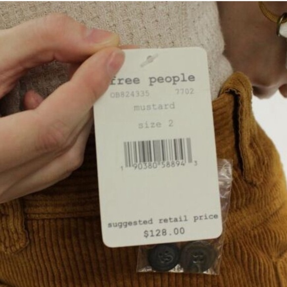 NWT Free People Hip-Hugging Flared Corduroy Pants (Size 2) - Picture 4 of 11